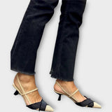 Veronika Elegantne Slingback Cipele s Modernim Detaljem