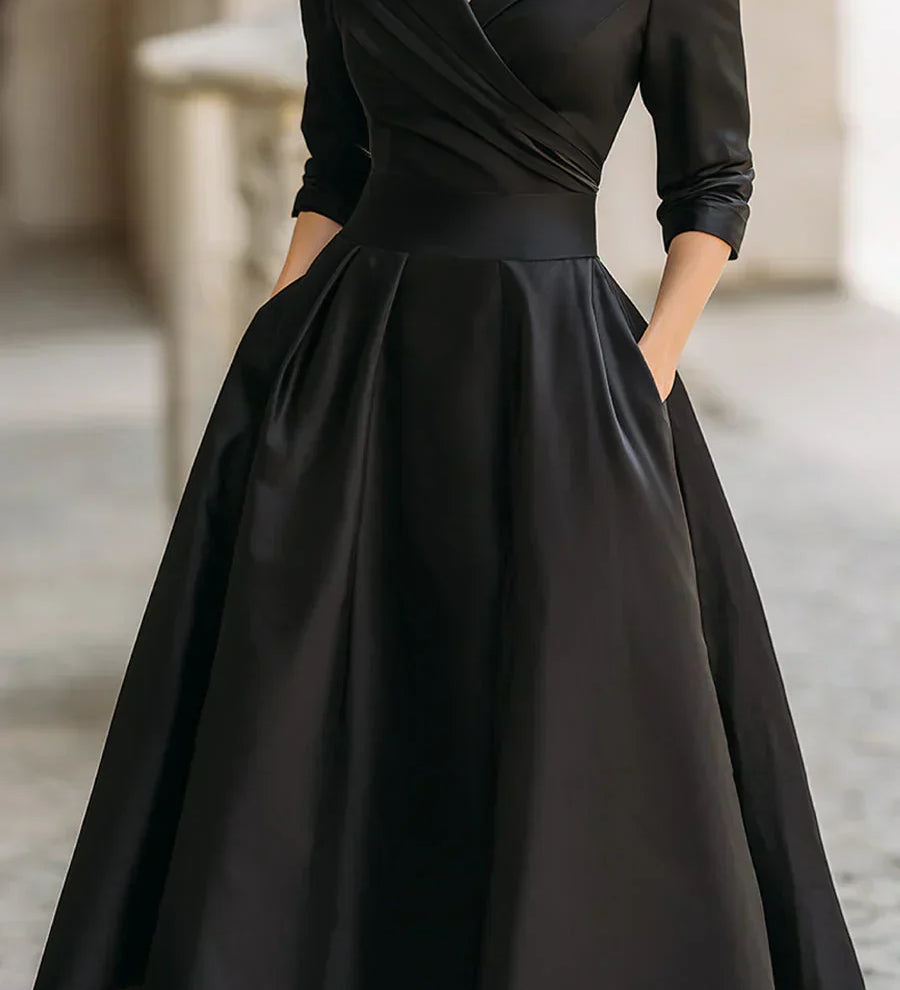 Ayla | Elegantna satenasta obleka
