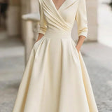 Ayla| Elegant Satin Dress