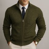 Jake – Cardigan s patentnim zatvaračem od merino vune