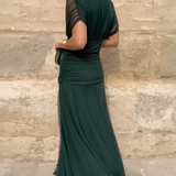 Lady™ - Elegantna maksi obleka z V-izrezom za posebne priložnosti