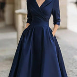 Ayla| Elegant Satin Dress