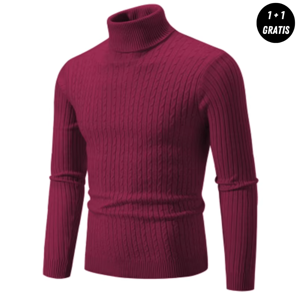 Sommerfeld™ | Pleten pulover s toplim visokim ovratnikom