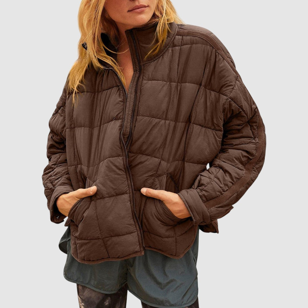 Gabriela - Lagana kompaktna quilted jakna na zip
