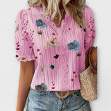 Emily - Modna bluza s izrezom u V