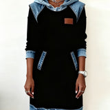 "Angelica™ – Moderna obleka s kapuco" can be rewritten as "Angelica™ – Stylish Hooded Dress".