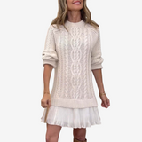 Trivora™ - Elegantna in Udobna Pletena Obleka