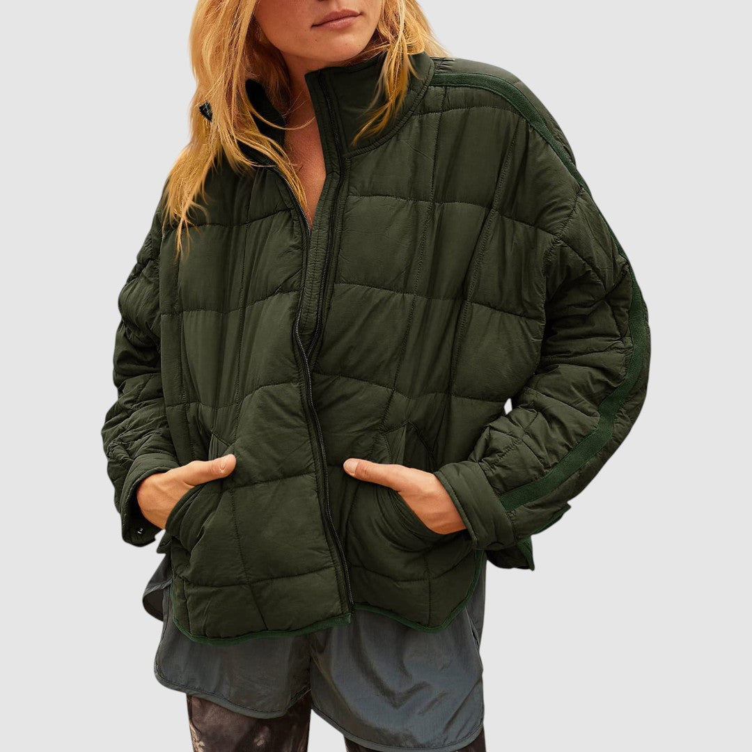 Gabriela - Lagana kompaktna quilted jakna na zip