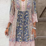 Orla™ – Boho-Chic Patterned Dress