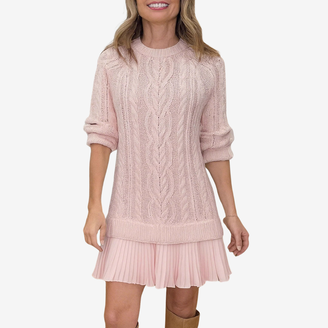 Trivora™ - Elegantna in udobna pletena obleka