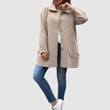 Martina - Klasični oversized kaput s gumbima