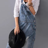 Frayla™ – Denim Dress with Back Slit