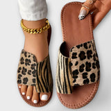Stylish dvobojne papuče s leopard uzorkom