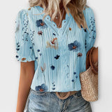 Emily - Modna bluza s izrezom u V