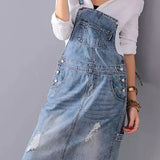 Frayla™ – Denim Dress with Back Slit