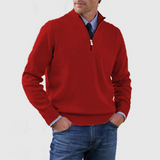 Tomáš – Muški Pulover s Polo Zipom