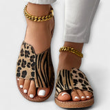 Stylish dvobojne papuče s leopard uzorkom
