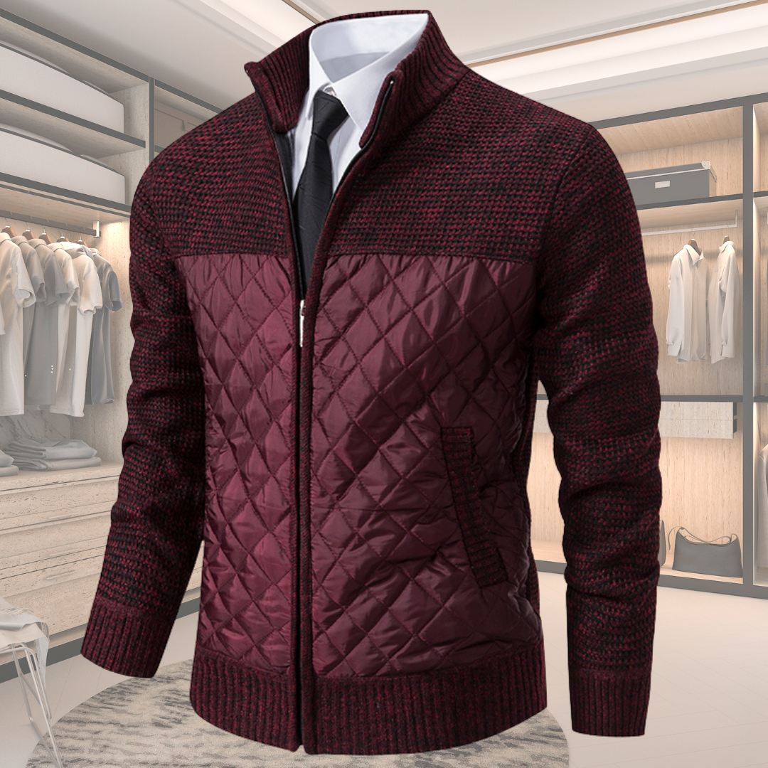 Leandro™ – Elegantna moška volnena jakna
