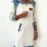 "Angelica™ – Moderna obleka s kapuco" can be rewritten as "Angelica™ – Stylish Hooded Dress".