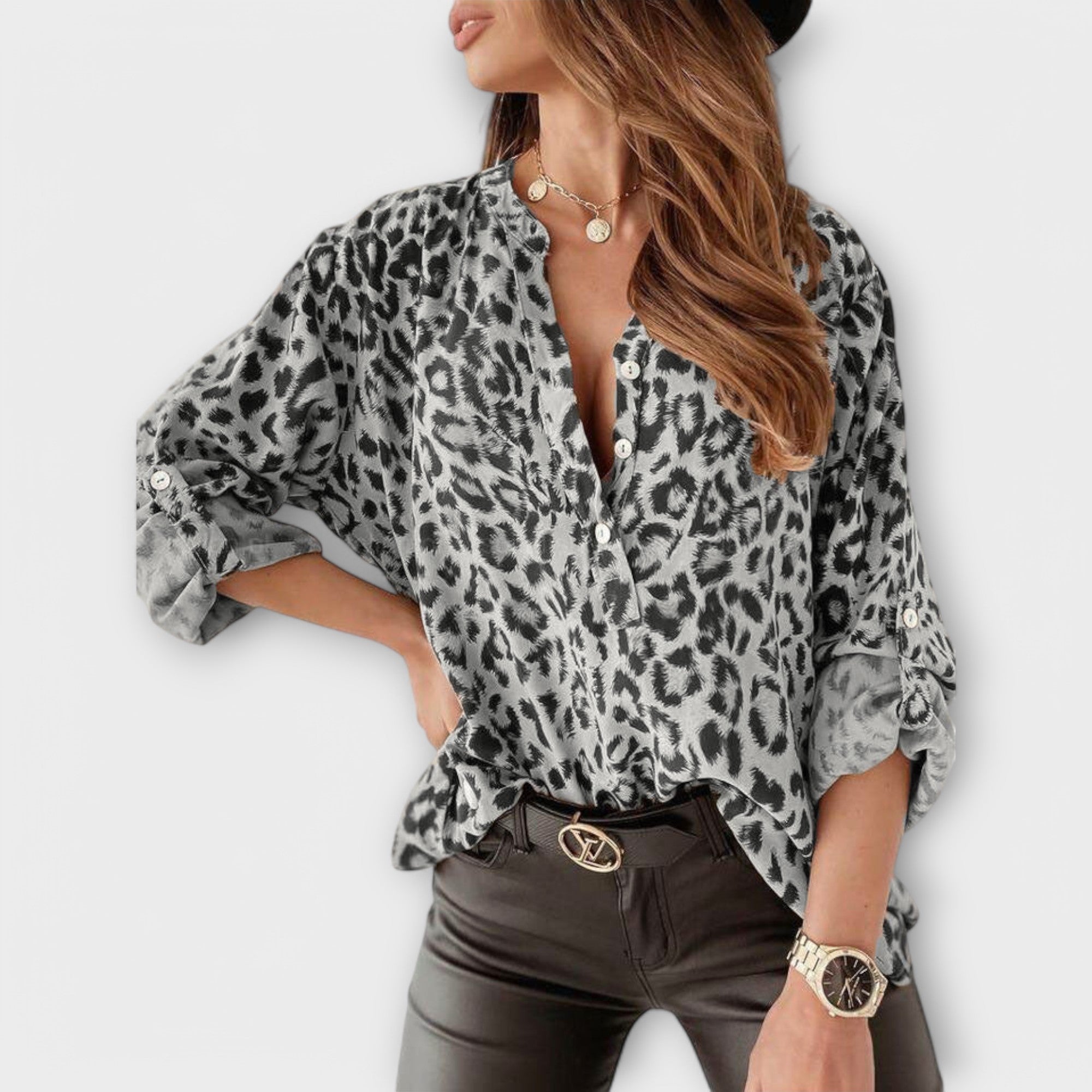 Moderna bluzica s leopardim uzorkom