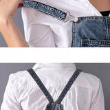 Frayla™ – Denim Dress with Back Slit