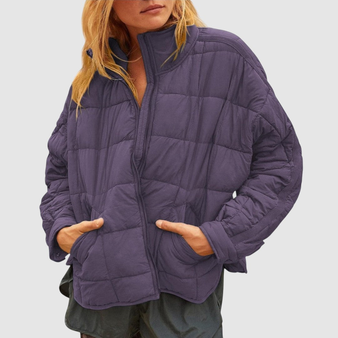 Gabriela - Lagana kompaktna quilted jakna na zip