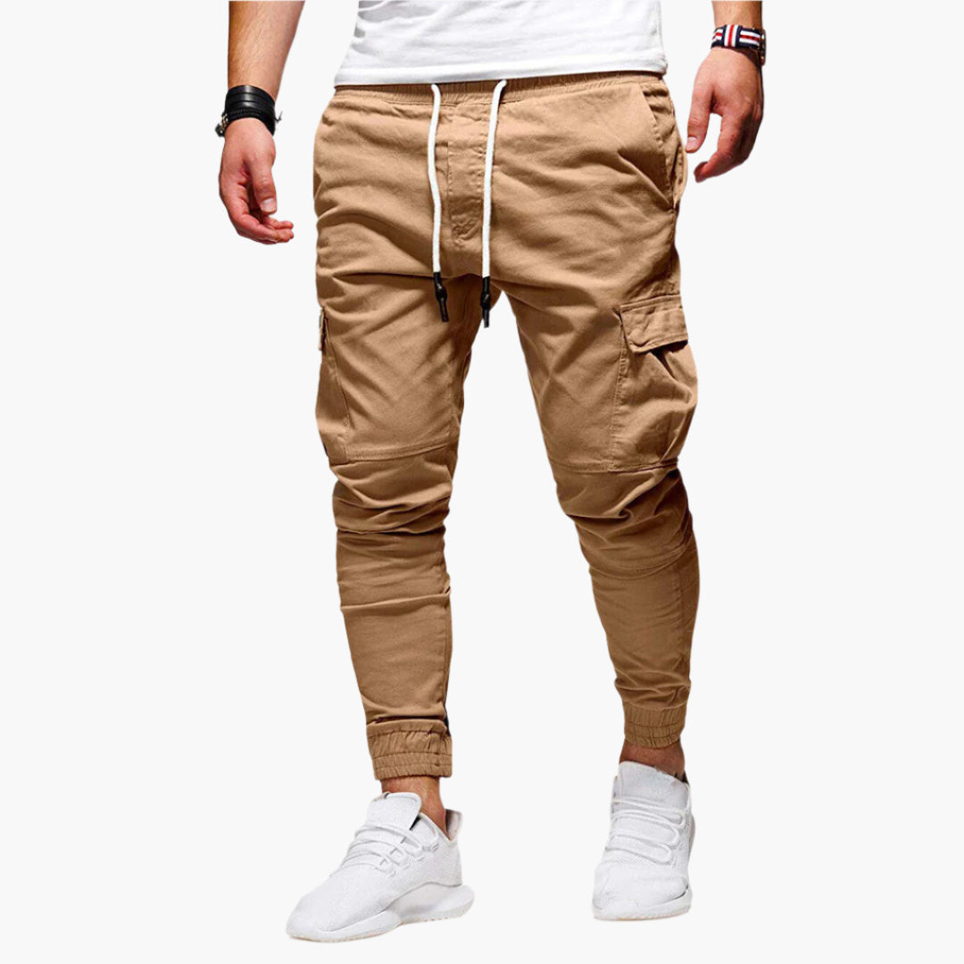 Tomáš – Muške Cargo Jogging Hlače – Moderni Streetwear Hlače za Slobodno Vrijeme s Džepovima i Elastičnim Strukom, Vanjske & Svakodnevne Korištenje