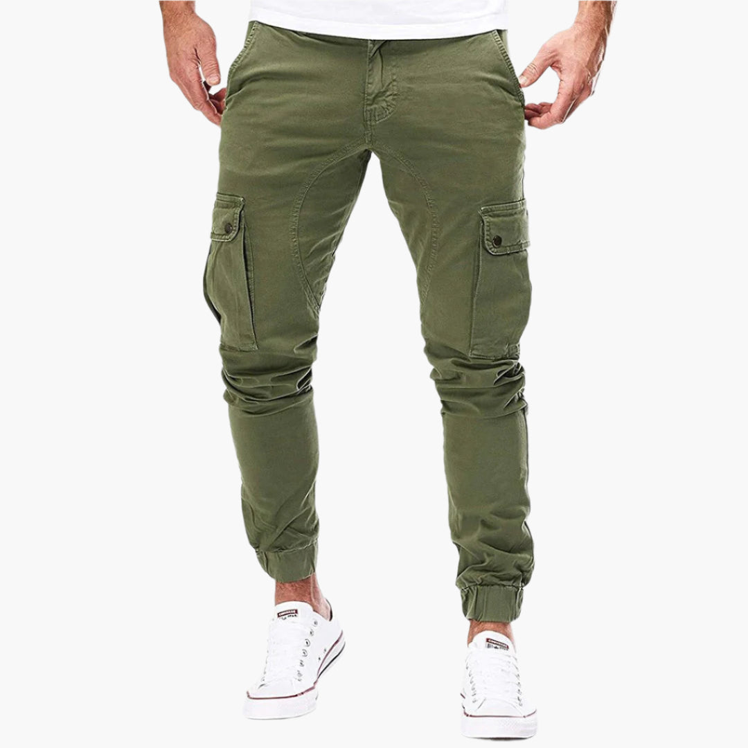 Tomáš – Muške Cargo Jogging Hlače – Moderni Streetwear Hlače za Slobodno Vrijeme s Džepovima i Elastičnim Strukom, Vanjske & Svakodnevne Korištenje