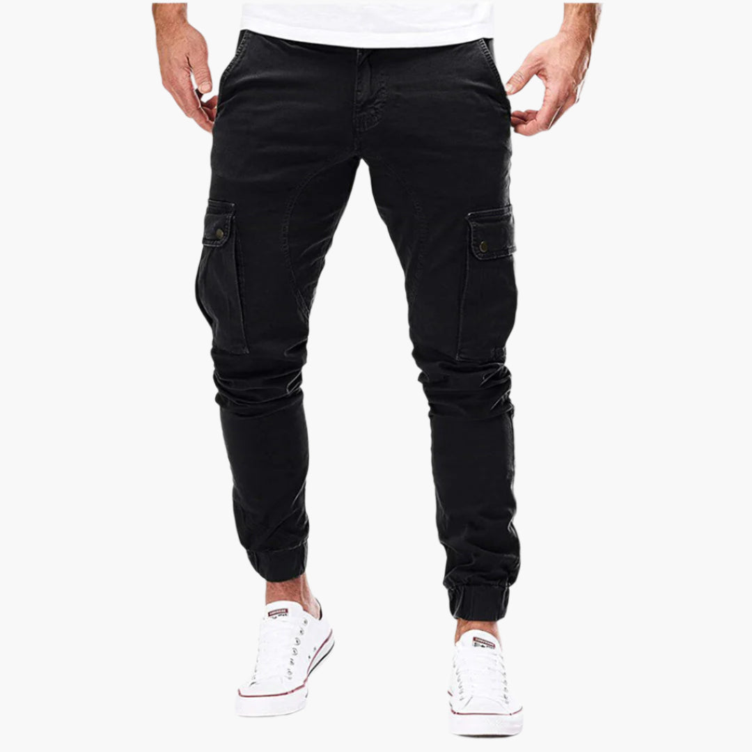Tomáš – Muške Cargo Jogging Hlače – Moderni Streetwear Hlače za Slobodno Vrijeme s Džepovima i Elastičnim Strukom, Vanjske & Svakodnevne Korištenje