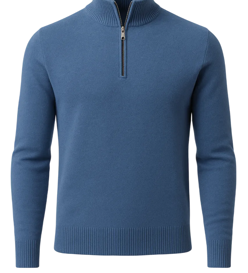 Sommerfeld™ | Moški pulover z zadrgo do polovice Windsor