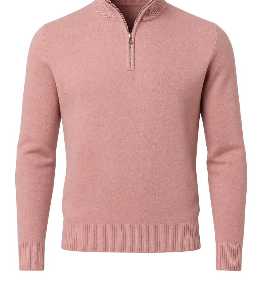 Sommerfeld™ | Moški pulover z zadrgo do polovice Windsor