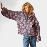 Daisy – Topla fleece majica s cvjetnim motivom