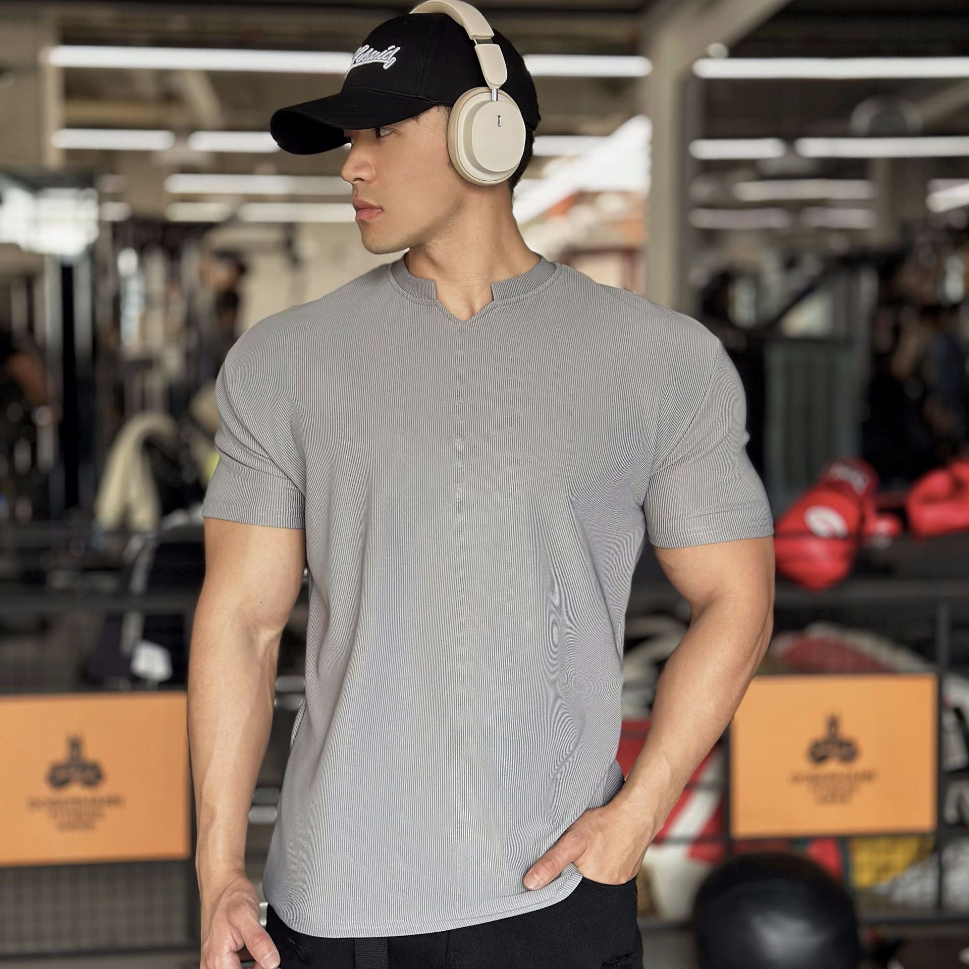 Tomáš – Casual V-Neck T-Shirt for Men