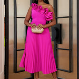 Adi™ - Couture Asymmetrical One-Shoulder Evening Dress