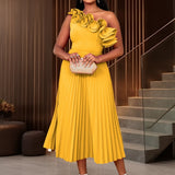 Adi™ - Couture Asymmetrical One-Shoulder Evening Dress