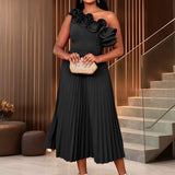 Adi™ - Couture Asymmetrical One-Shoulder Evening Dress