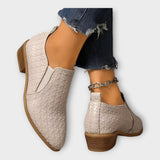 Veronika – Elegantne Slip-On Cipele s Niskom Petom