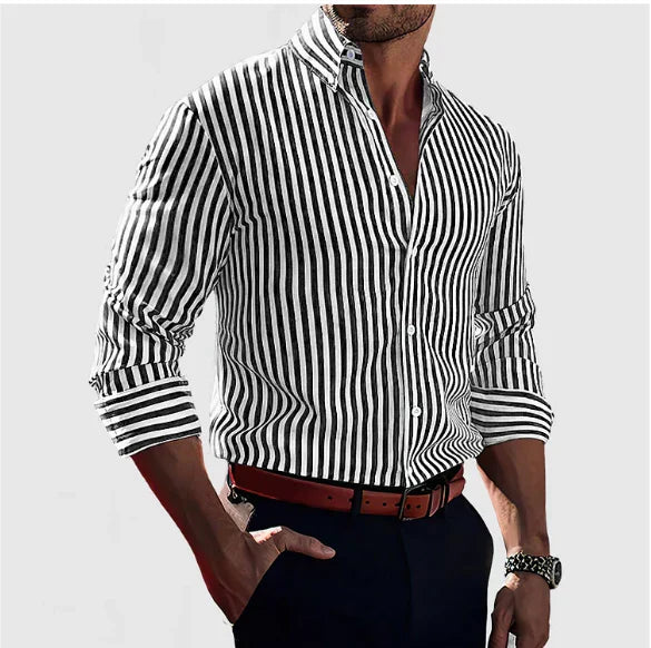 Tomáš – Striped Men's Shirt