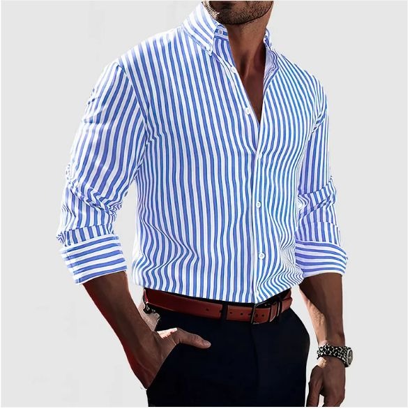 Tomáš – Striped Men's Shirt
