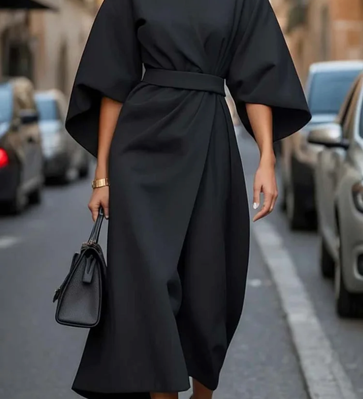 Rome™ – Večno eleganten plašč z rokavi v obliki svetilke