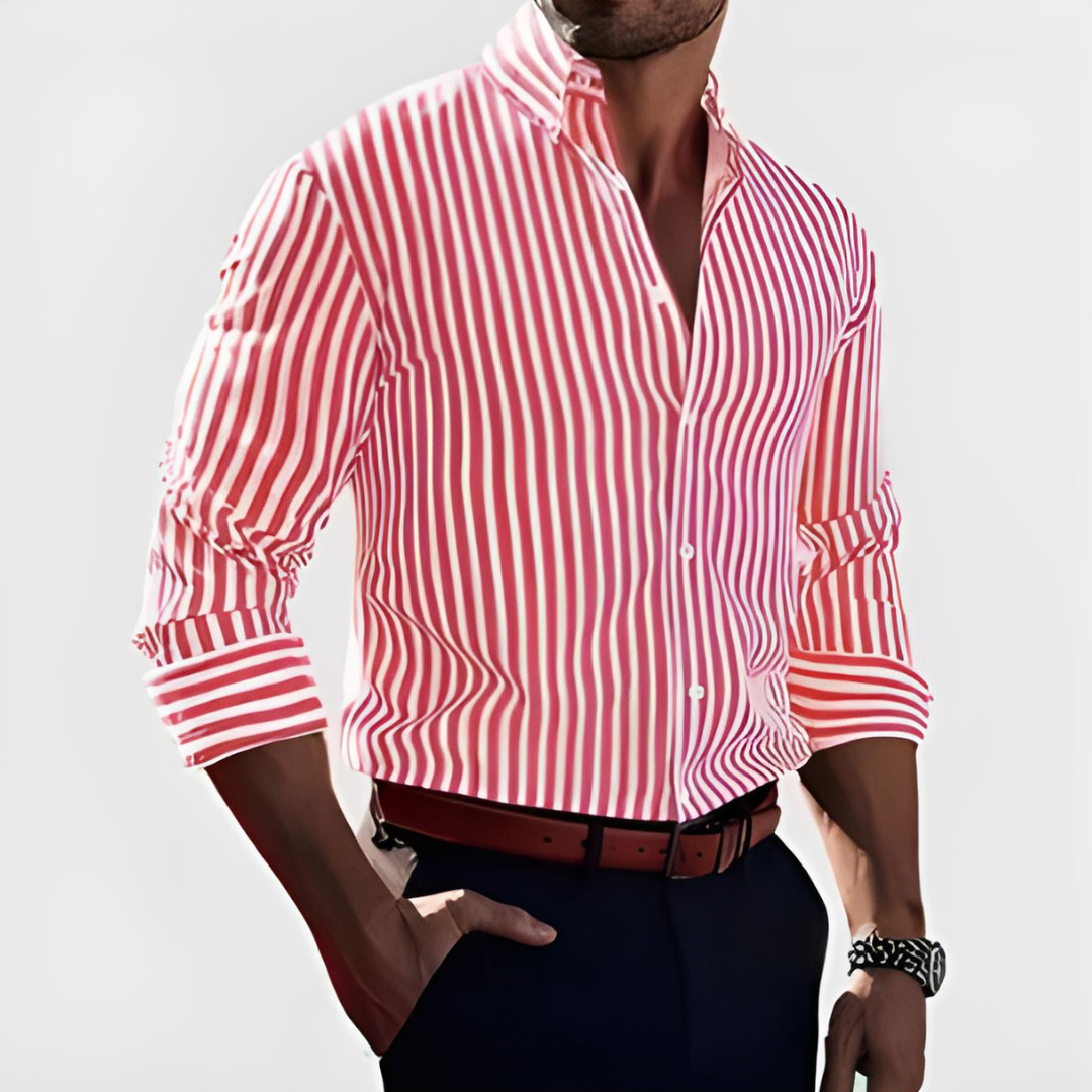 Tomáš – Striped Men's Shirt