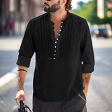 Tomáš – V-Neck Men's Shirt