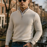 Sommerfeld™ | Moški pulover z zadrgo do polovice Windsor