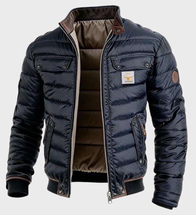 Erik™ - Stilizirana Vintage Puffer Jakna