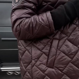 Bogna | Elegantna quilted pernata jakna s kapuljačom