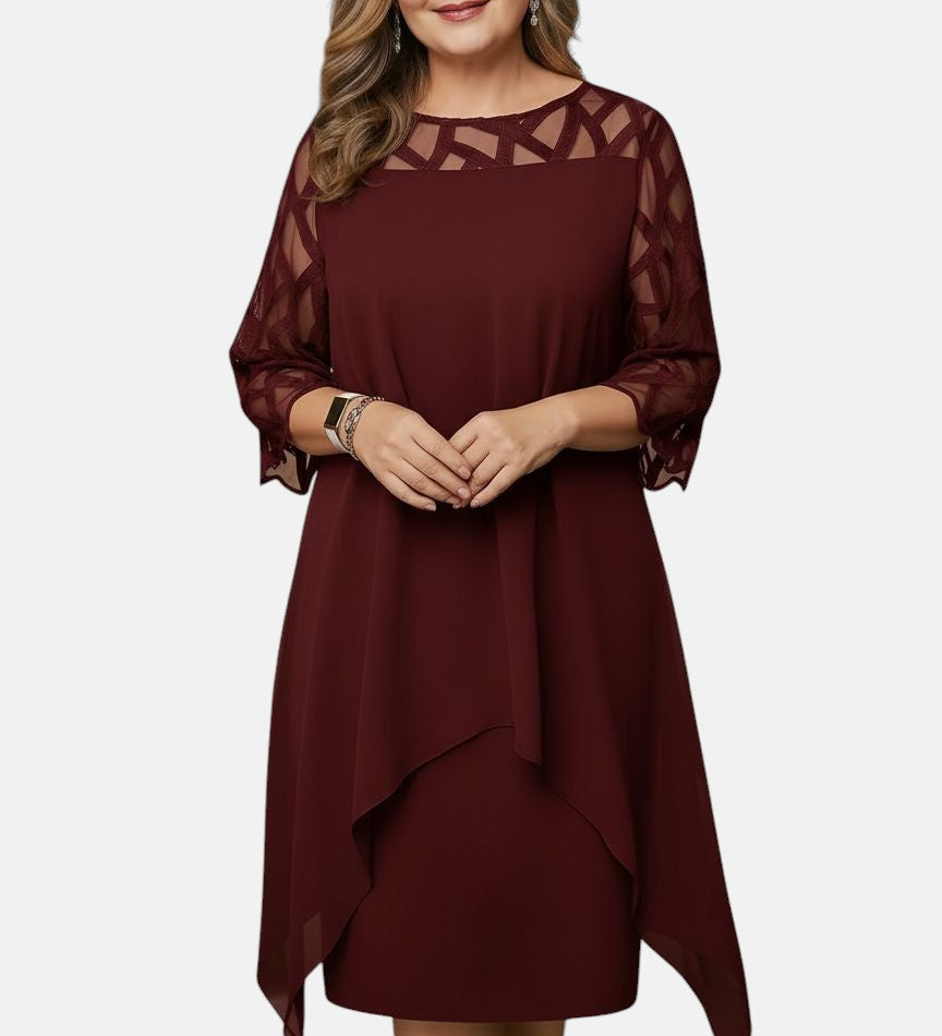 Yolanda™ - Elegantna in udobna midi obleka