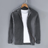 Ruben™ | Casual Zip-Up Knitted Jacket