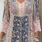 Orla™ – Boho-Chic Patterned Dress