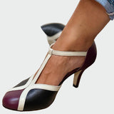 Anna Elegantni Retro Sandali Srednji Potplat T-Pojas
