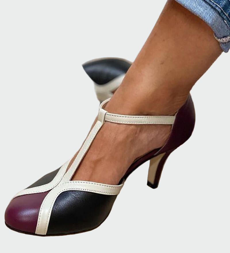 Anna Elegantni Retro Sandali Srednji Potplat T-Pojas